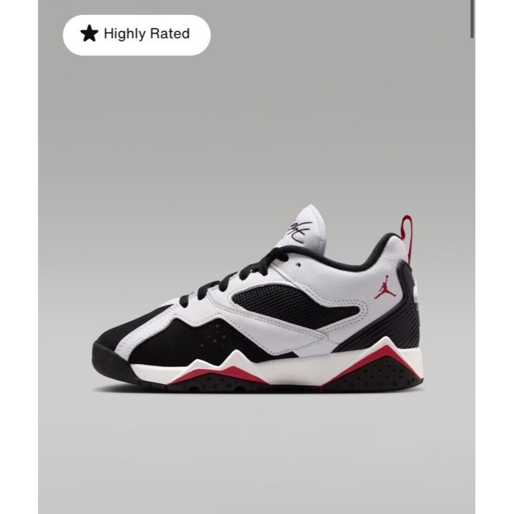 Jordan Air Jordan MVP 92 GS Big Kids Shoes Black White Red Low Top Sneakers